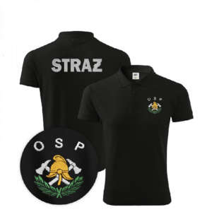 Koszulka POLO krótki rękaw OSP -haft