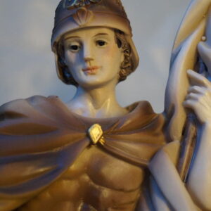 038-2 Figura Św. Floriana 28cm bejcowany