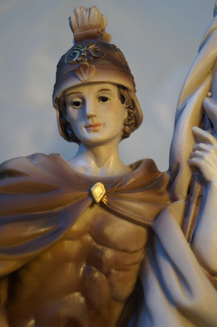 038-2 Figura Św. Floriana 28cm bejcowany