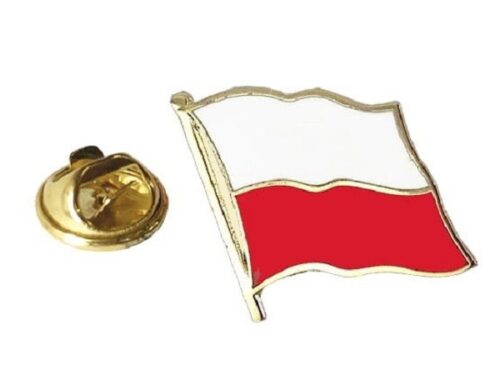 przypinka biało czerwona