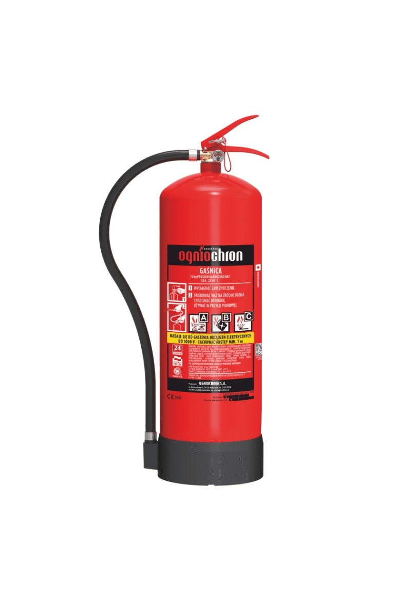 12 Gaśnica proszkowa 12 kg