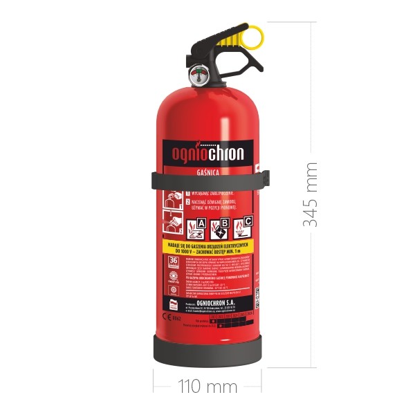 gasnica 2 kg Gaśnica proszkowa 2 kg