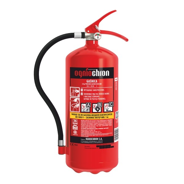 gaśnica 6 kg Gaśnica proszkowa 6 kg