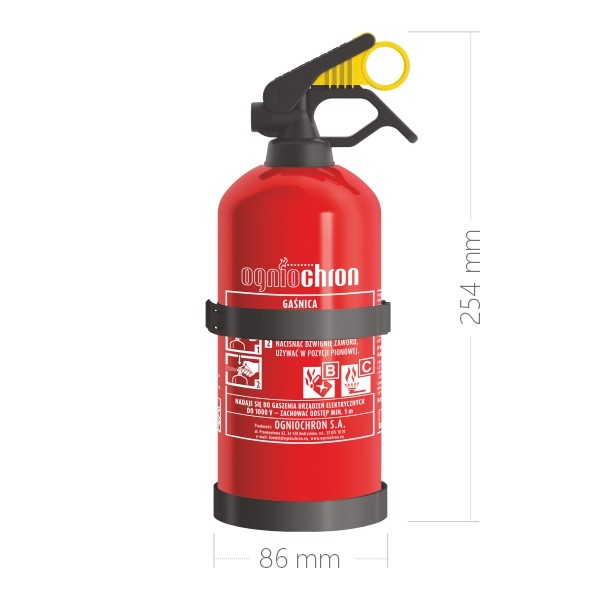 gaśnica 1 kg Gaśnica proszkowa 1 kg