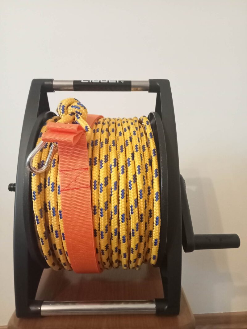 Kołowrót ratowniczy linka 10mm o długośći 100m