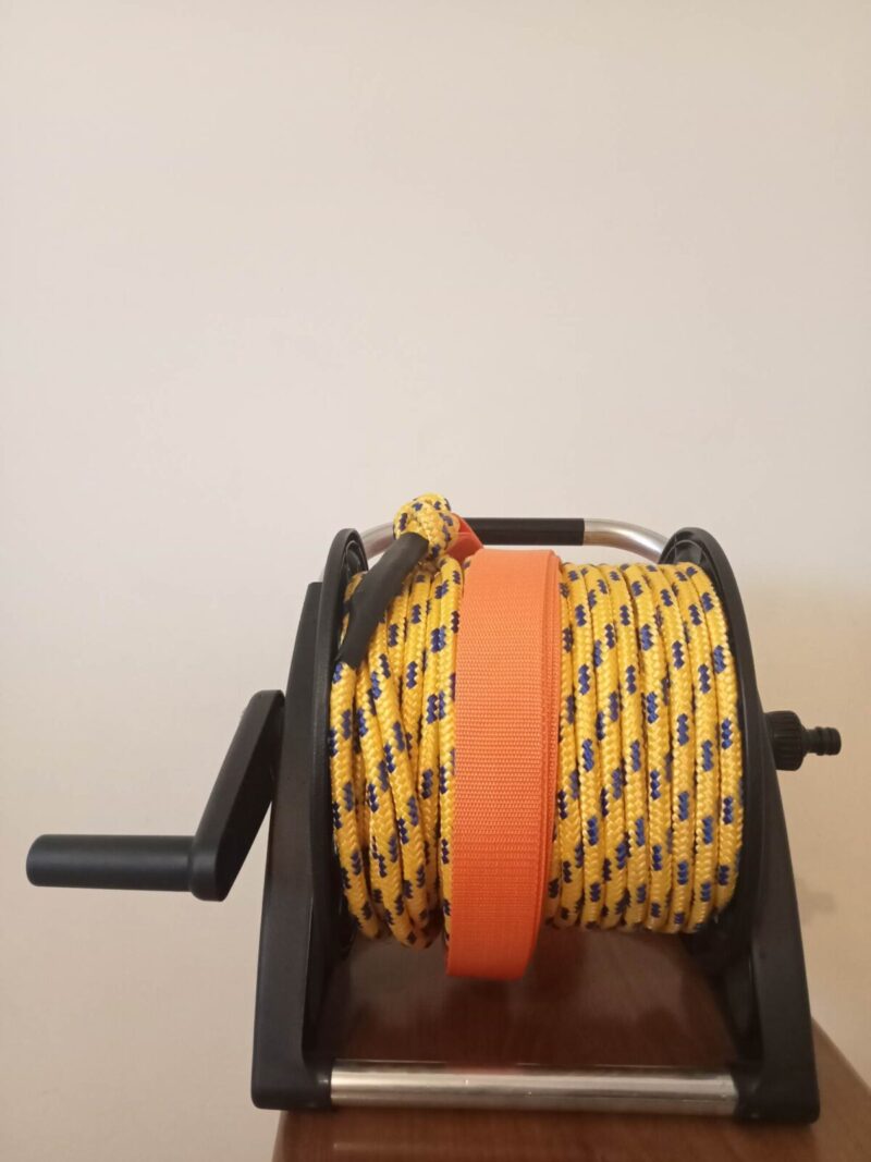 Kołowrót ratowniczy linka 10mm o długośći 50m