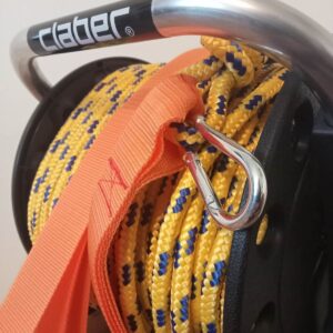 Kołowrót ratowniczy linka 10mm o długośći 50m