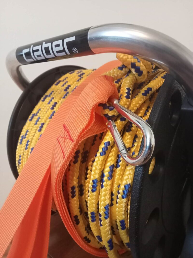 Kołowrót ratowniczy linka 10mm o długośći 50m