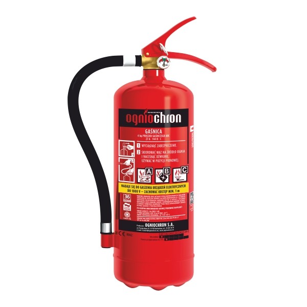 gasnica 4 kg Gaśnica proszkowa 4 kg