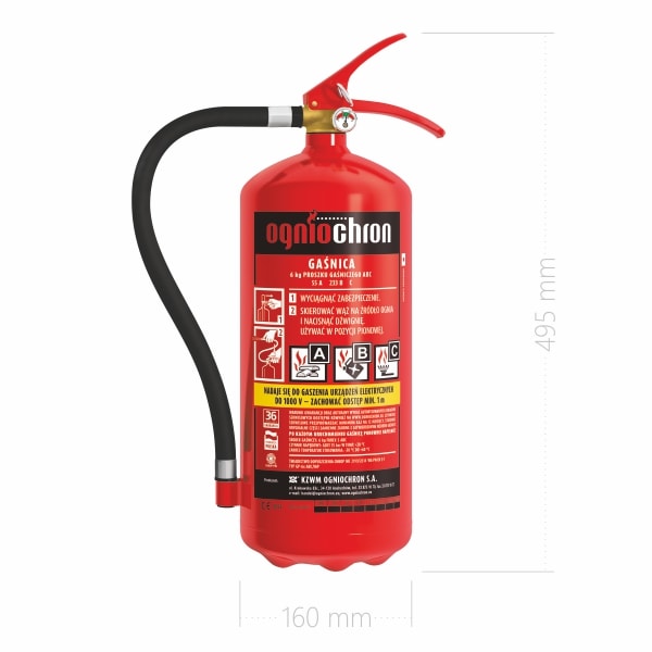 gasnica 6 kg Gaśnica proszkowa 6 kg