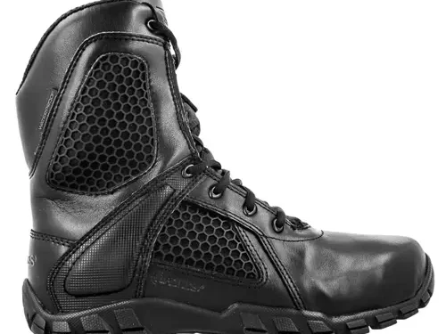 Buty Bates Shock 8 Side Zip E7008 - czarne Buty Bates Shock 8 Side Zip E7008 - czarne