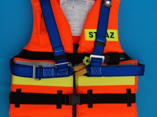KAMIZELKA ASEKURACYJNA SPECJALNA MODEL STRAŻ 80 N Z UPRZĘŻĄ I SYGNALIZATOREM ŚWIETLNYM KAMIZELKA ASEKURACYJNA SPECJALNA MODEL STRAŻ 80 N Z UPRZĘŻĄ I SYGNALIZATOREM ŚWIETLNYM