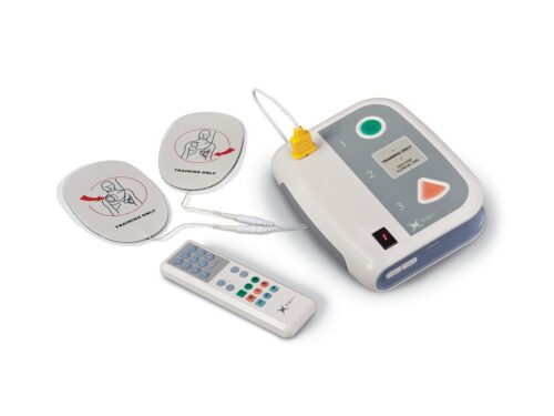 Defibrylator szkoleniowy XFT-120C+ z pilotem (5 szt. elektrod) Defibrylator szkoleniowy XFT-120C+ z pilotem (5 szt. elektrod)