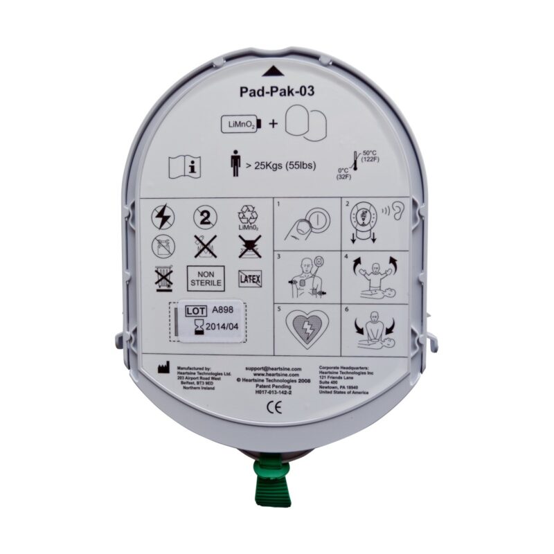 Elektrody-bateria dla dorosłych PAD-PAK do defibrylatora AED Samaritan PAD Elektrody-bateria dla dorosłych PAD-PAK do defibrylatora AED Samaritan PAD