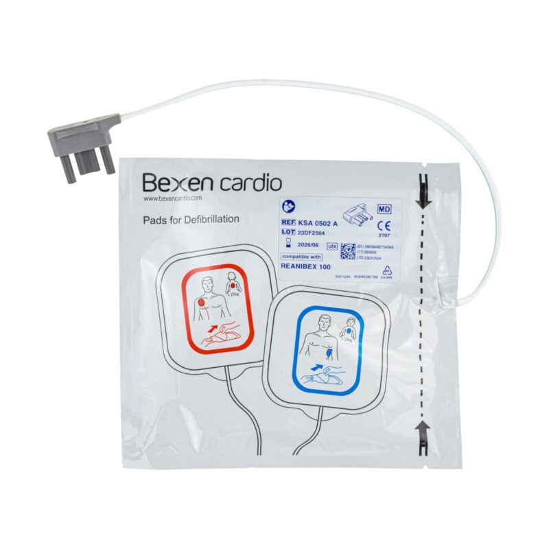 Elektrody uniwersalne do defibrylatora AED Reanibex 100 Elektrody uniwersalne do defibrylatora AED Reanibex 100