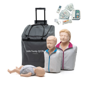 Fantomy Laerdal Little Family QCPR + defibrylator szkoleniowy XFT-120C+