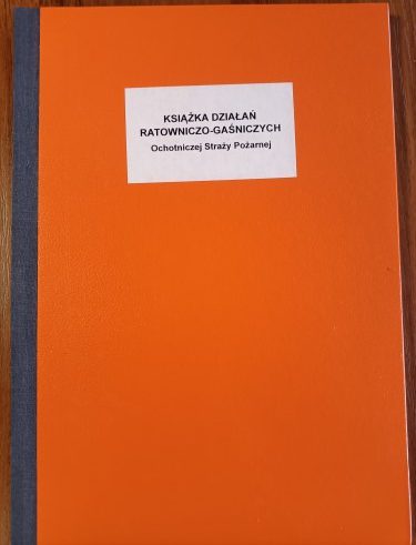 Książka działań ratowniczo-gaśniczych OSP