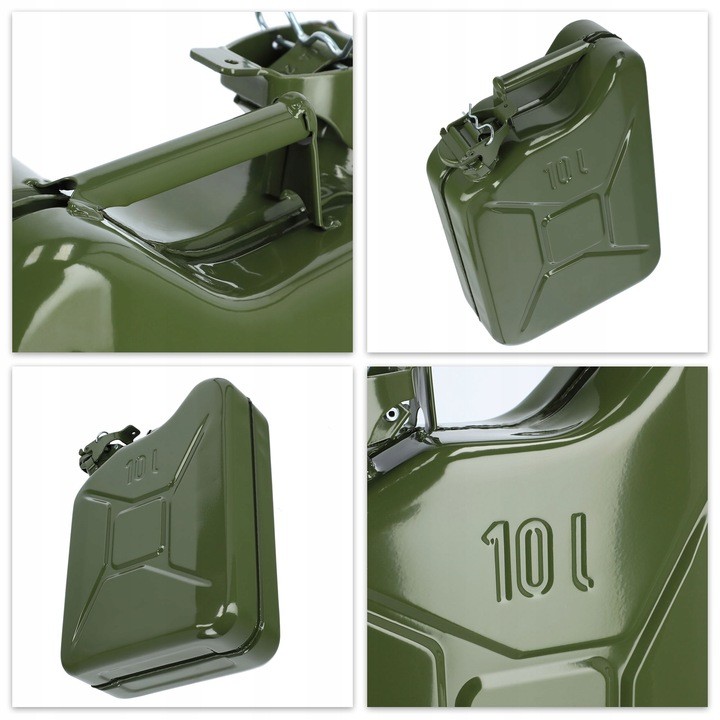 Kanister metalowy na paliwo 10L