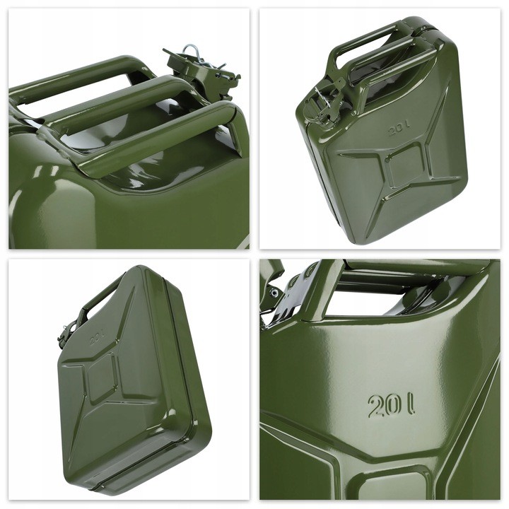 Kanister metalowy na paliwo 20L