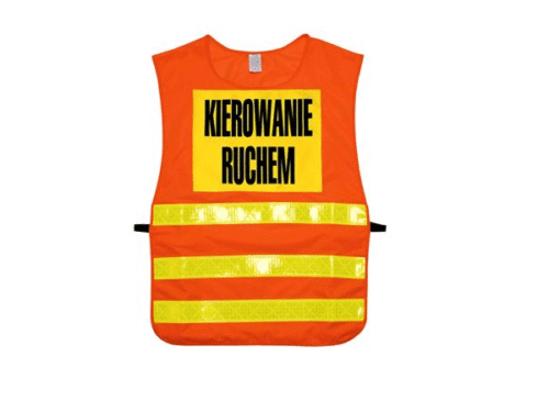 Kamizelka kierowanie ruchem