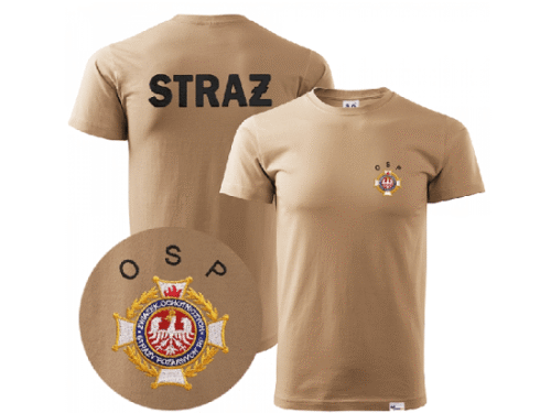 Koszulka OSP piaskowa Koszulka OSP piaskowa