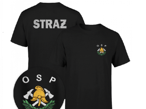 Koszulka krótki rękaw OSP-haft