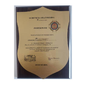 Podziękowanie na podkładzie MDF 30x20cm