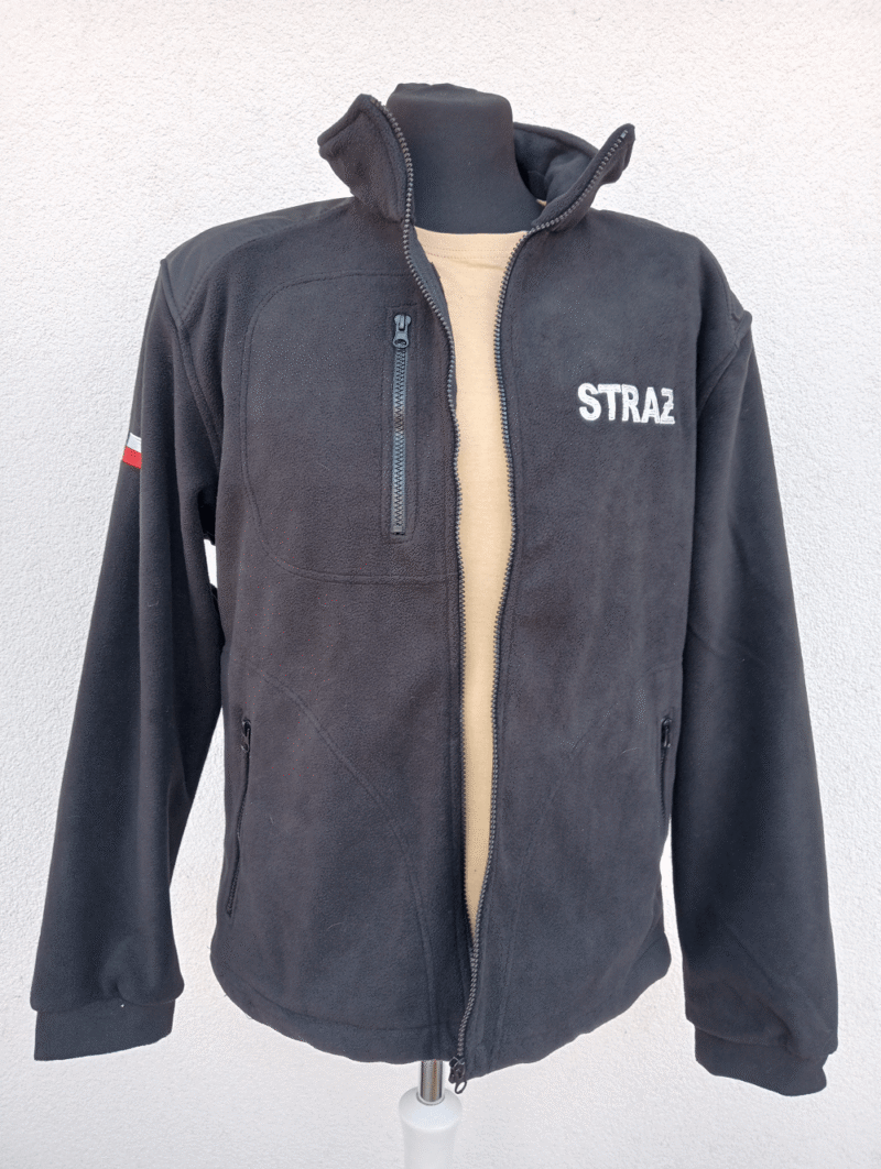 Polar czarny POLSKI z haftem PSP/OSP