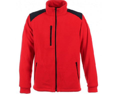 Polar czerwony POLSKI z haftem PSP/OSP