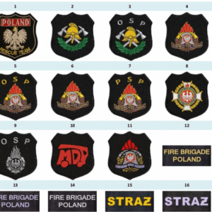 Polary logo Polar z odblaskiem PSP/OSP