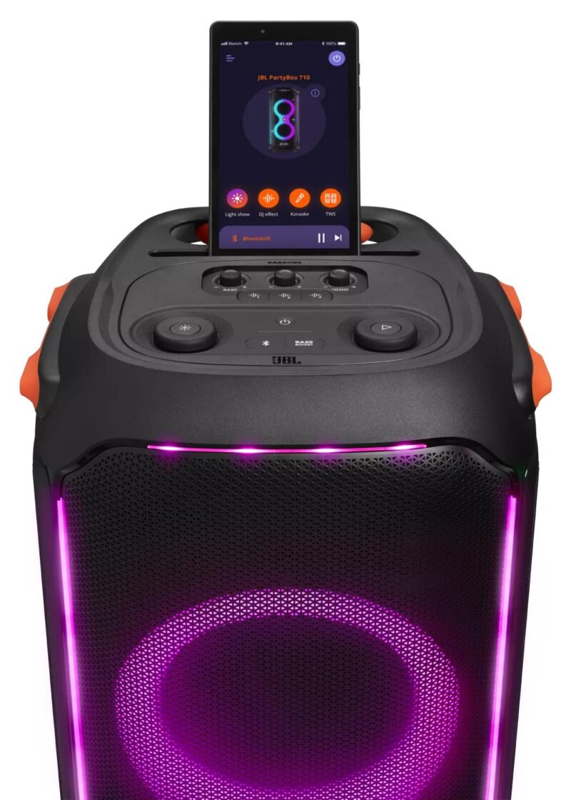 Power-audio-JBL-PartyBox-710-gora Nagłośnienie Power audio JBL PartyBox 710