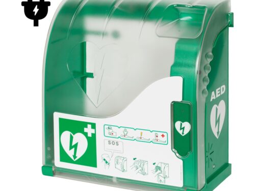 Szafka zewnętrzna AIVIA 200 z alarmem dźwiękowym + zasilacz desktopowy