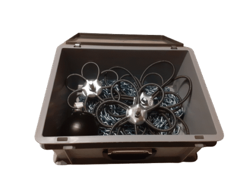 Komplet linowy z kulą 2,5kg do szczotek gwiazd