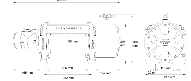 Wyciągarka DWHI 12000 HD