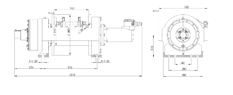 Wyciągarka DWHI 450 HD 1 Wyciągarka DWHI 450 HD