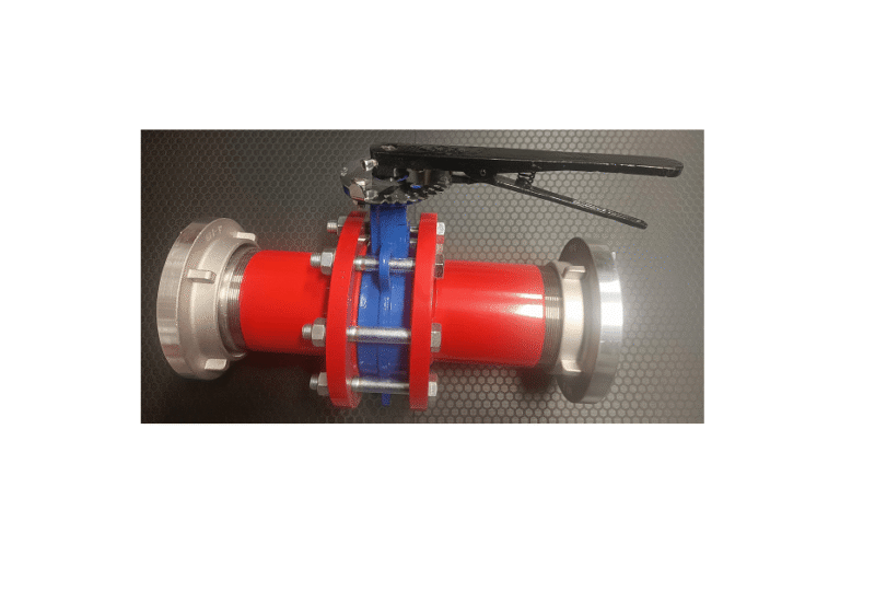 Zwór przepływowy klapowy W110