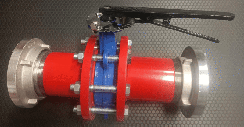 Zwór przepływowy klapowy W110