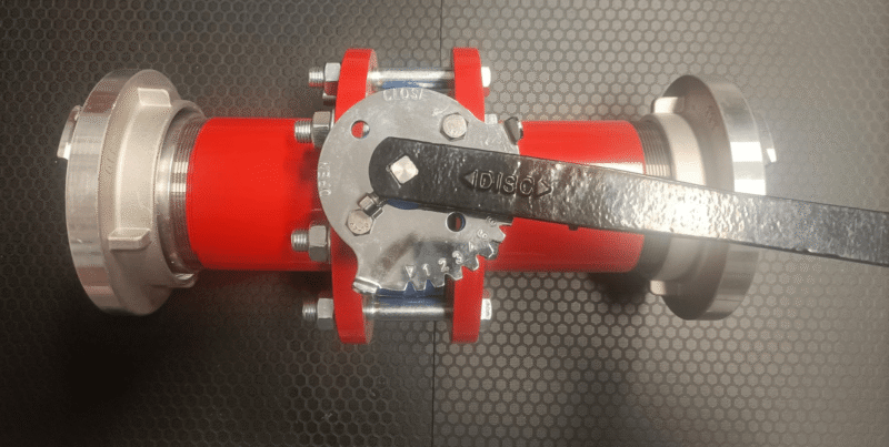 Zwór przepływowy klapowy W110