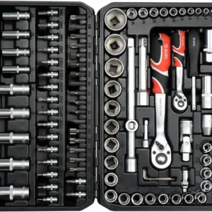 Zestaw-narzedziowy-Yato-Walizka-1-4-i-1-2-108-szt-EAN-GTIN-5906083387913 Zestaw kluczy YATO 108 elementów