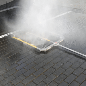 Platforma gaśnicza do samochodów elektrycznych