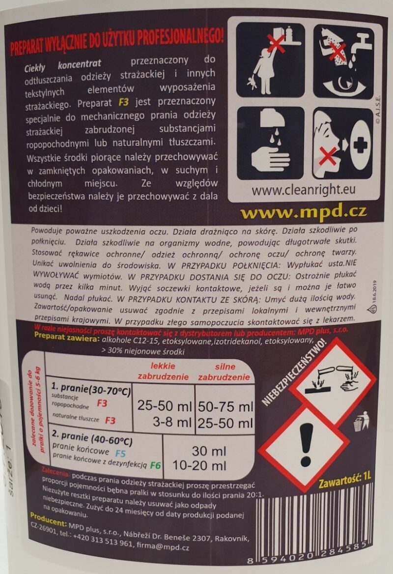 odplamiacz do ubrań specjalnych