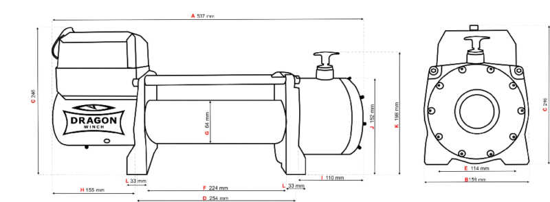fe Wyciągarka DWM 13000 HD