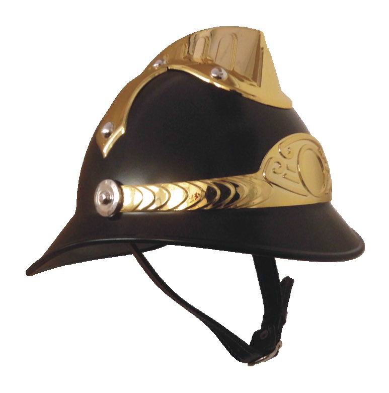 Hełm paradny czarny OSP