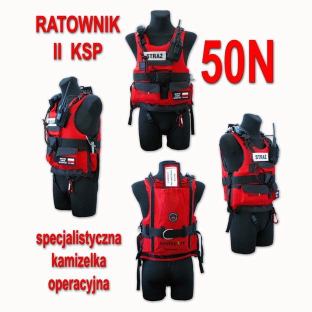 Kamizelka asekuracyjna RATOWNIK II KSP MODEL 2014 50N Kamizelka asekuracyjna RATOWNIK II KSP MODEL 2014 50N
