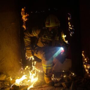 phh0231c Latarka kątowa M-FIRE GUARDIAN ładowalna światło czerwone