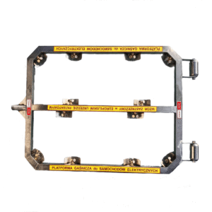 Platforma gaśnicza do samochodów elektrycznych