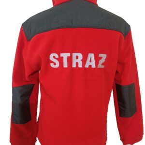 Polar czerwony POLSKI z haftem PSP/OSP