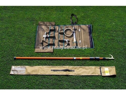 Bosak teleskopowy dielektryczny z wymiennymi końcówkami