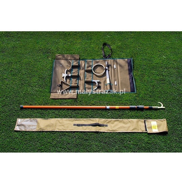 Bosak teleskopowy dielektryczny z wymiennymi końcówkami