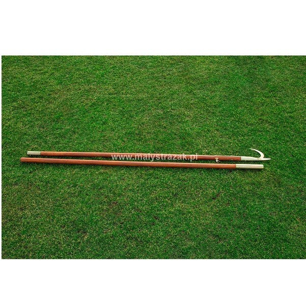 Bosak ciężki ze stylem drewnianym składanym - 4m (2m+2m) Bosak ciężki ze stylem drewnianym składanym - 4m (2m+2m)